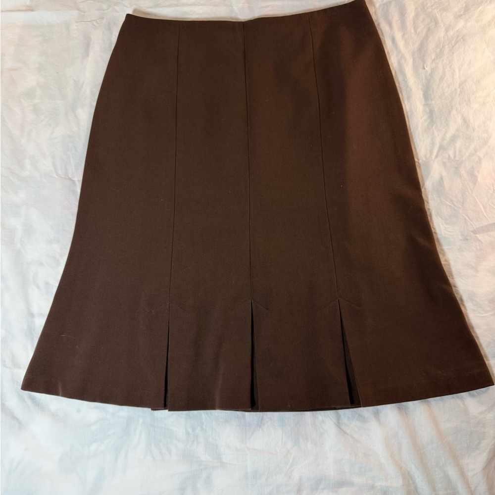 Elegant straight Brown Women's Skirt